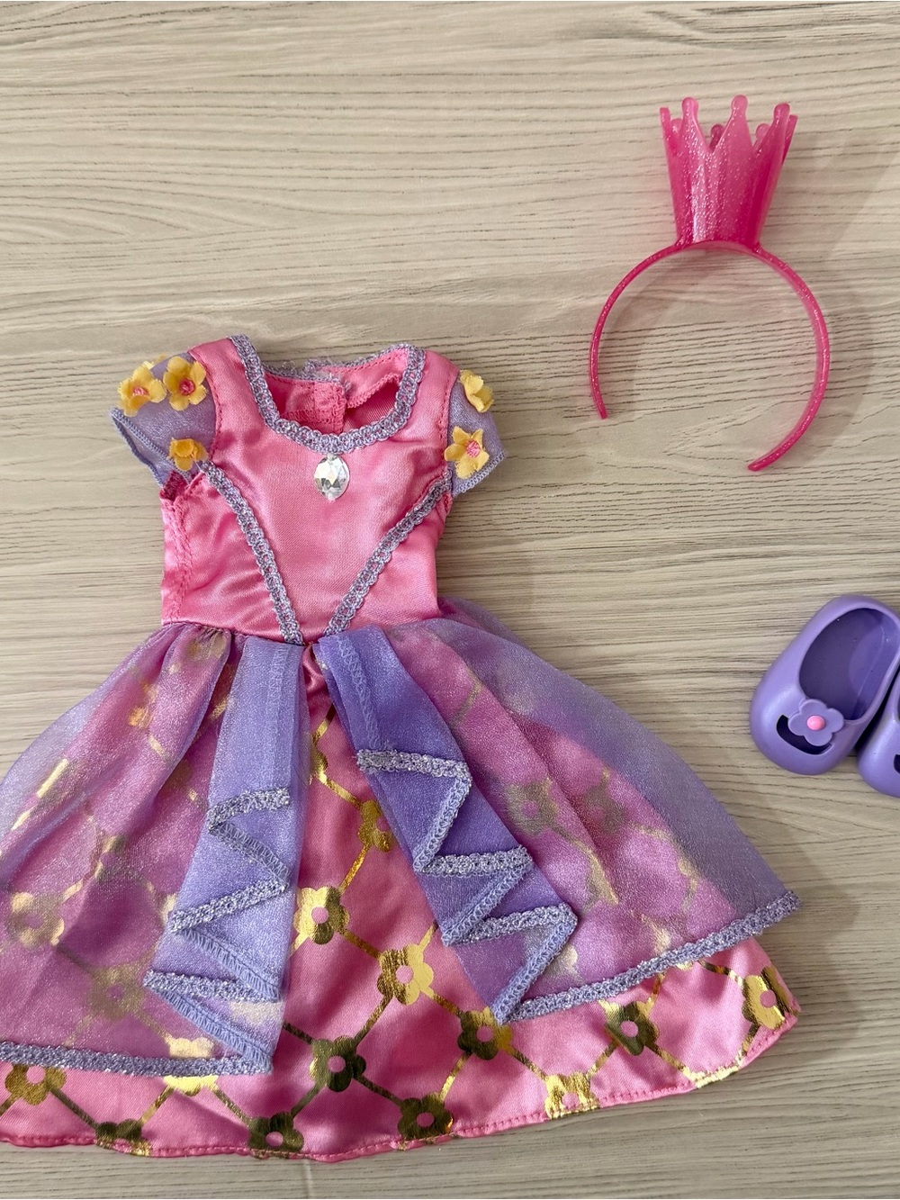 American Girl WellieWishers Daisy Princess Costume 2016 Retired Complete Outfit